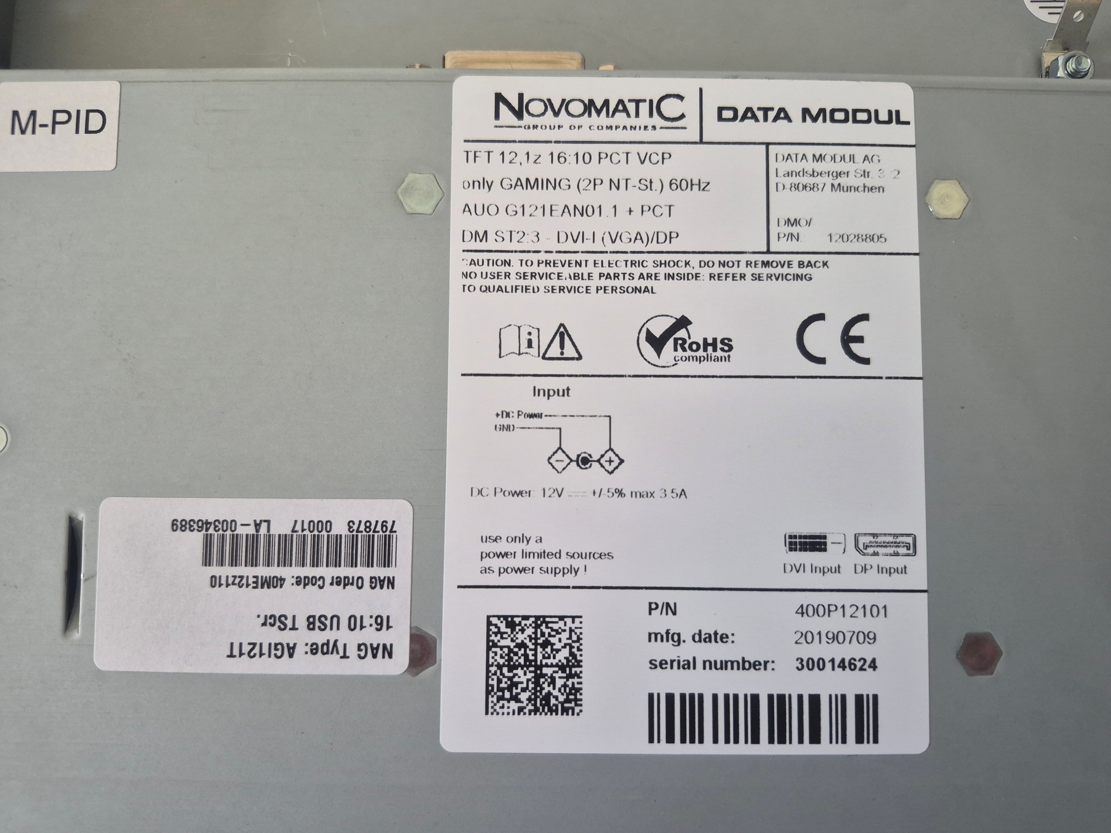Monitor 12,1" Topbox PCAP Impera Line ST2.3 - slika 2