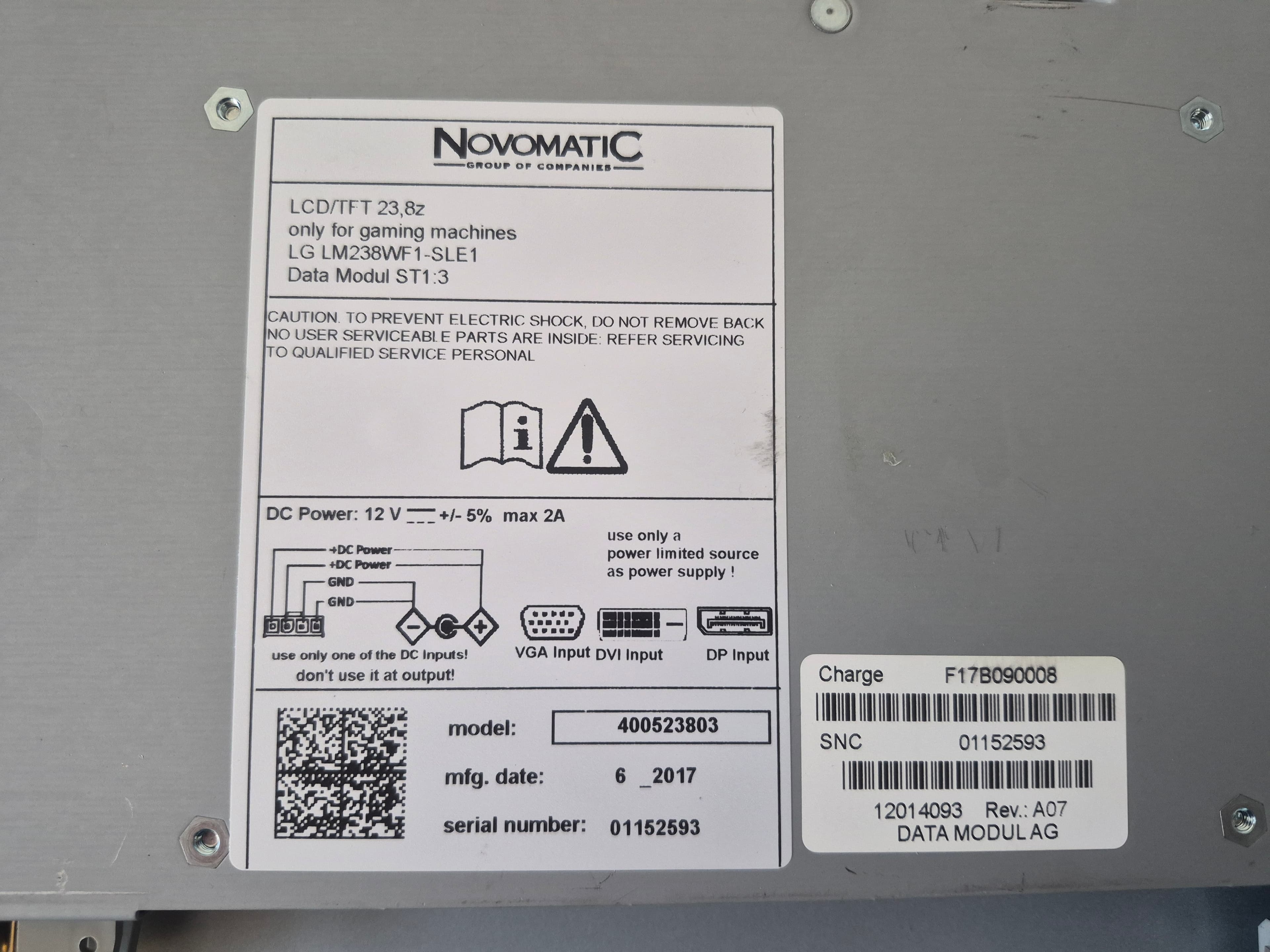 Monitor 23,8" 16:9 Datamodul ST1.3 Non-Touch - slika 3